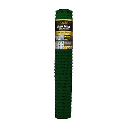 Midwest Air Tech-Import 48 x 50 ft. Plastic Green Snow, Safety Fence MI570206